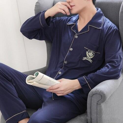 Мужские хлопковые пижамы Dihope China At AliExpress