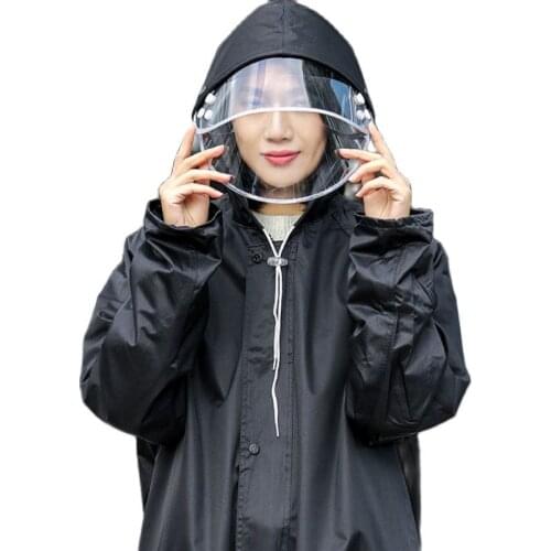 Adult Raincoat Women Thickened Rain Coat Poncho Pink Long Rain Jacket Body Rain Cover Clothes Windbreaker Gabardina Mujer Gift