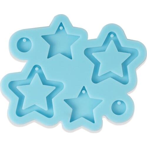 Star Earring Mold,Keychain Mold Silicone,Shiny Earring Molds,Silicone Mold 10352950