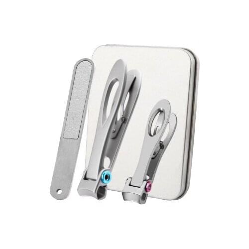 Nail Clippers Trimmer Stainless Steel Nail Cutter Clippers Manicure Nail Cutter Pedicure Finger Toe Scissors Nail Clipper Set