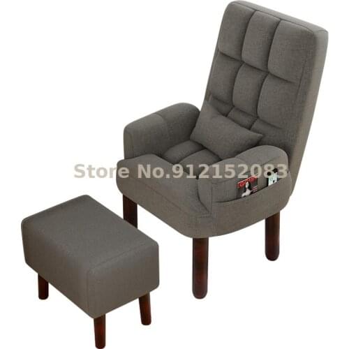 Lazy Sofa TV Computer Chair Single Sofa Chair Japanese Folding Chair Fabric Breastfeeding Nursing Chair Tatami