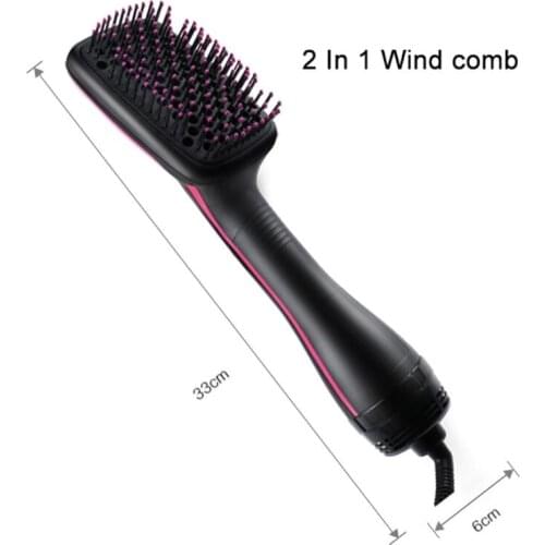 Multifunction 2-in-1 Hair Dryer Styler Comb for Home Hair Salon Shop Practical