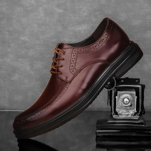 Flat for male 2020 spring hot leather causal casual cuero mens comfortable shoe de black breathable sale shoes leisure men new