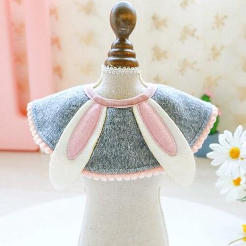 Dog Bibs for Cats Dogs Collars Cartoon Pet Bandana Duck Rabbit Ear Reusable Heart Dog Bandana Flower Cat Bib Pet Grooming