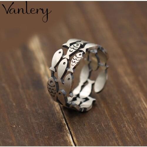 New Arrivals Charming Fish Ring for Women Boho Knuckle Party Rings Gothic Punk Jewelry Gifts for Girls