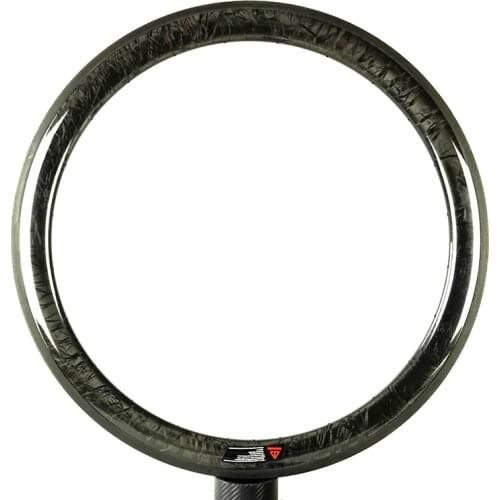 NEW Exterior!700C 50mm depth 25mm width Carbon wheels Clincher/Tubular Road bike single Rim glossy finish