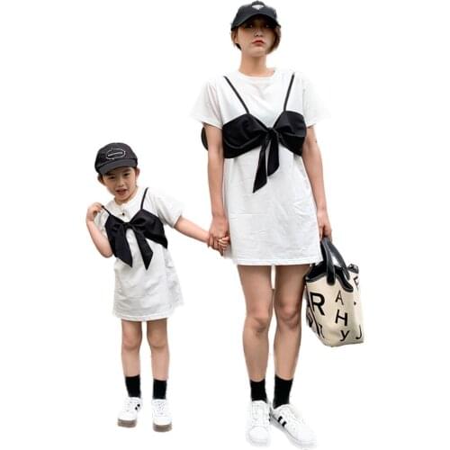 Mother Daughter Clothing Family Matching Clothing Mother Daughter Clothing Family Clothing Childrens Parent Child Dress Girl