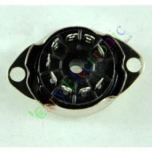 Wholesale and retail 8PCS 9 PIN VACCUM TUBE SOCKET SAVER MOUNT FR 12AX7 12AU7 ECC82 ECC83 radio parts free shipping