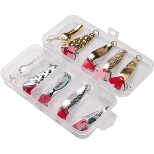 RIVERSIDE Lure bait Sequin set rotating Sequin hand flick spinner metal Sequin 5g to 8g bait