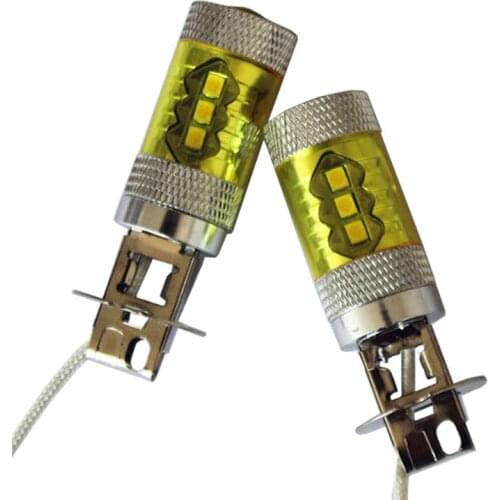 Fog LED Lights Low Power Consumption DC Saving Electricity Truck 80W H3 16SMD