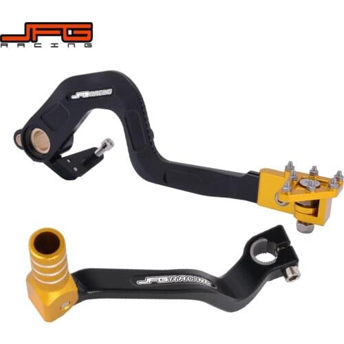 Motorcycle CNC Shifter Shift Rear Foot Brake Pedal Lever For SUZUKI DRZ400S 2000-2017 DRZ400E 2000-2007 DRZ400SM 2005-2017