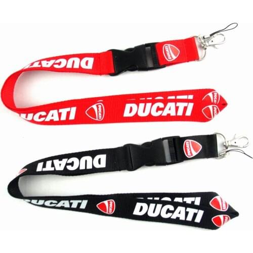 Style For DUCATI Motorcycles Lanyard Cellphone JDM Refitting Racing Car Keychain ID Holder Mobile Neck Strap Quick Release