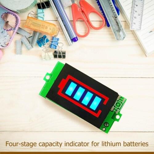 Battery Tester BMS PCB Protection Board Lithium Battery Capacity Indicator Module Battery Type Electricity Quantity Display