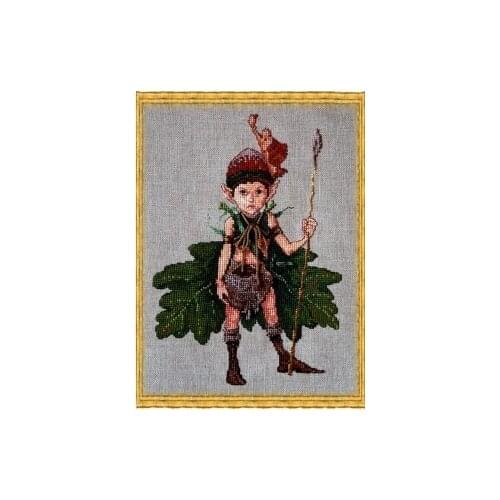 Top Quality popular lovely counted cross stitch kit forest guard hunter Nimue NIUM