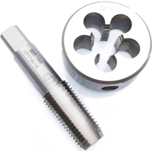 High Speed Steel 1/4-18 NPT Tap Die Mold Metric Thread Right Hand Tools Supply