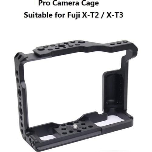 For Fujifilm X-T3 X-T2 Camera Cage Pro Camera Video Cage Stabilizer Rig Protective Case Cover For Fuji XT3 XT2