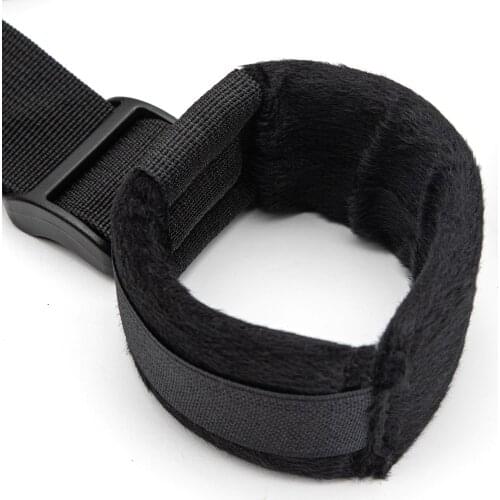 Fetish Bed Bondage Straps Set Love Posture Neck Collar Leg Cuffs Handcuffs Plush Sex Pillow BDSM Adult Game Couples Sex Toys