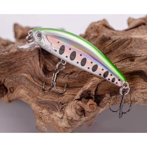 1PCS 5cm 6.5g Hard Bait sinking Minnow Crankbait Fishing lures Bass hook Free Shipping