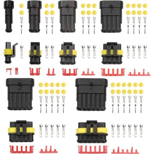1Sets 1/2/3/4/5/6 Pin Car Waterproof Electrical Wire Connector Plug With Electrical Wire Cable Car Auto Truck Wire Harness