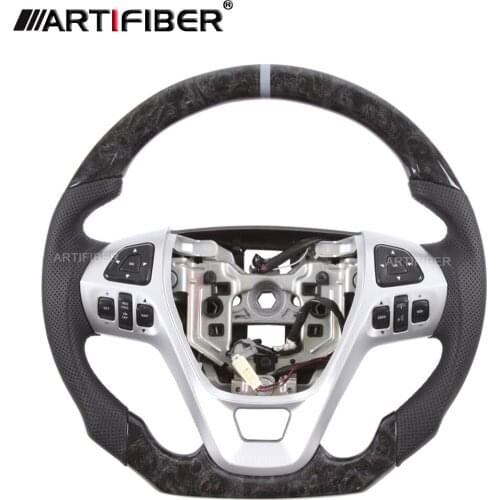 100% Real Carbon Fiber Steering Wheel for Ford Edge
