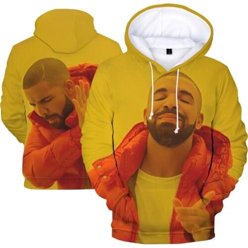 2021 Fashion O-Neck Fahion Hip Hop Drake 3D Printed Hoodies Men/Women All-match Kpop Rock N Roll Rapper Drake Unisex Sweatshirts