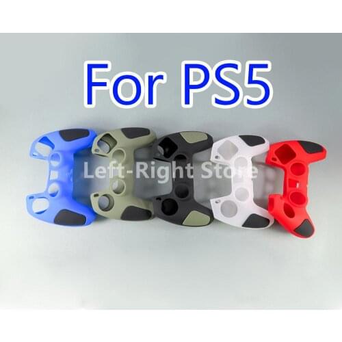 30PCS Thickened Soft Silicone Gel Rubber Case Cover For SONY Playstation5 For PS5 Controller Protection Case For PS5 Accessories