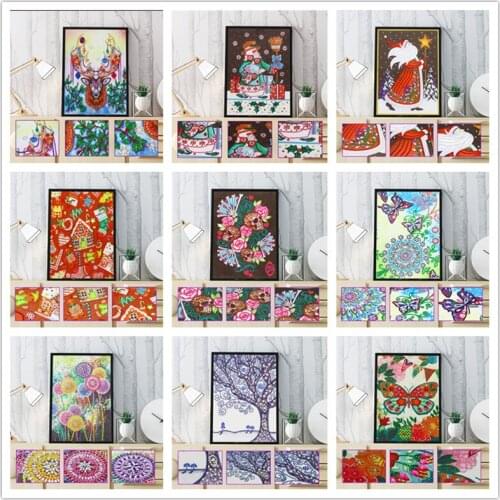 5D DIY Special Diamond Painting Christmas Combination Embroidery Mosaic Home Decoration