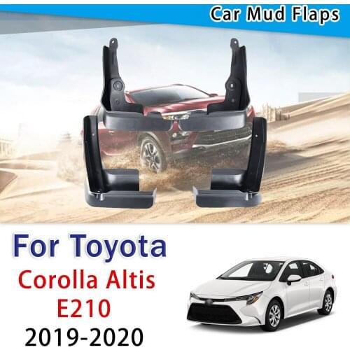 For Toyota Corolla Altis E210 Sedan Saloon 2019~2020 Front Rear Mudflap Fender Mudguards Mud Flaps Guard Splash Flap Accessories