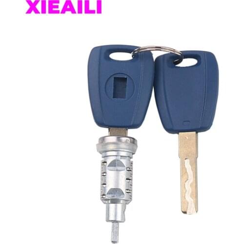 XIEAILI OEM Left Door Lock Cylinder Auto Door Lock Cylinder For Fiat SIP22 With 2Pcs Key S651