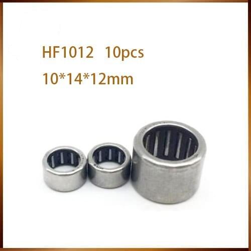 Hf1012 free shipping 10pcs HF1012 HF101412 one way cluth needle roller bearing 10x14x12mm