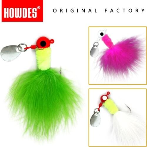 2Pcs Lua Bait Sequined Feather Hook Colored Head Beard Guy The ship sea fishing fishing Fishing tackle supplies