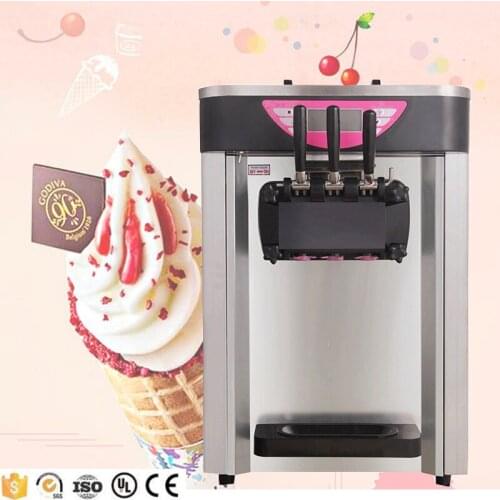 21L/H Soft Ice Cream Machine Commercial Ice Cream Machine Small Home Soft Ice Cream Machine Cold Drink Shop Equipment