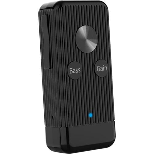 Mini Portable Bluetooth Receiver Bass Audio Noise Cancel Stereo Adapter