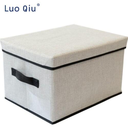 Washable cloth collection box large size clothing quilt finishing box with cover foldable sundries storage box
