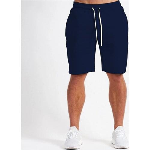 2020 Men Shorts Summer Solid Mens Slim Beach Shorts Casual Male Elastic Waist Shorts Jogger Short Sweatpants 3XL homme