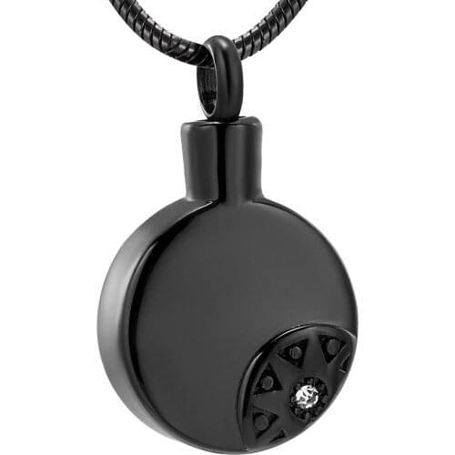 MJD9302 I'm Here Watching Over You Cremation Jewelry with Angel Wings Memorial Necklace