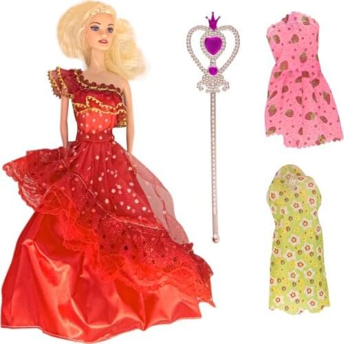 ANLİLY Magic Sceptered and Replacement Dress Baby-Toy Baby Kinds-Barbie Bebeker-Magic Barbie-Replacement Dress