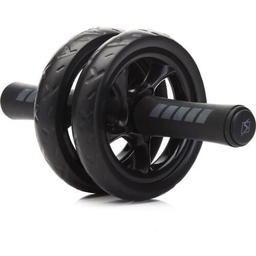New Keep Fit Wheels No Noise Abdominal Wheel Ab Roller With Mat For Exercise Fitness Equipment