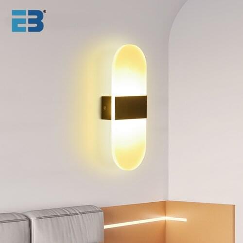 Led Wall Light Decor Living Room Wall Light Indoor Wall Lights For Bedroom Sconce Balcony Aisle Acrylic Corridor Sconce Lamp