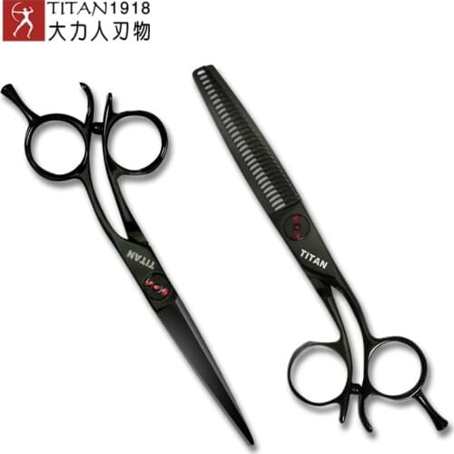 Titan 6inch Professional Hair Cutting Thinning Scissors Hair Scissors Hairdressing Scissors Style Barber Tool for hairdresser