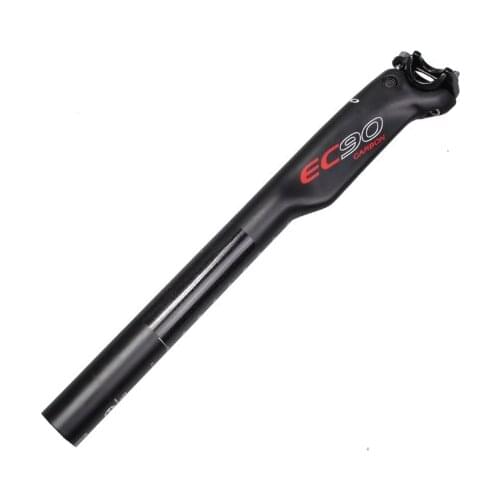 PikePro EC90 Carbon Fibre Bike Seatpost Ultralight Mountain Road Bike Bicycle Seatpost Saddle