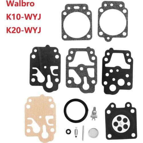 WALBRO K20-WYJ K10-WYB Carburetor Gasket Repair Rebuild Kit Fit HONDA GX25 GX35 HHB25 Echo Kawasaki Homelite Echo Ryobi Trimmer