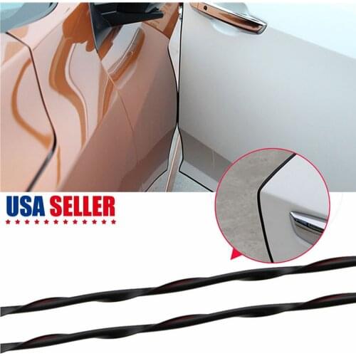 2M Car Door Edge Rubber Scratch Guard Strips Protector Cover Strip Sealing Trim Side Doors Moldings Anti-Wear DIY Car Styling