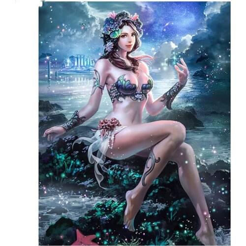 5D DIY Square/Round Diamond Painting beauty Cross Stitch Diamond Embroidery Needlework home Decoration J0014