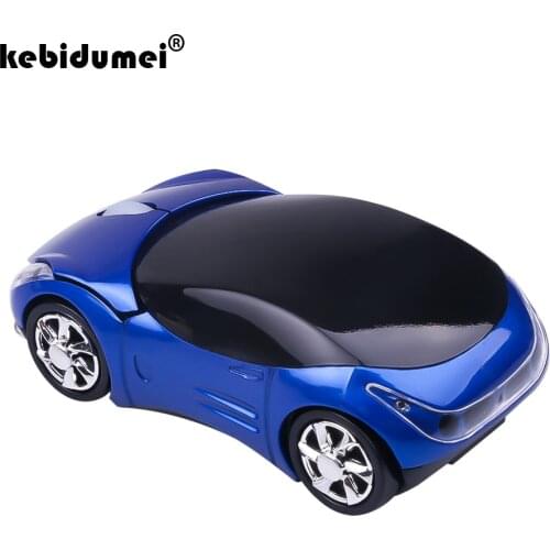 Kebidumei 2.4GHZ Wireless Car Shape Mouse 1600DPI Mice For PC Laptop Computer Wireless USB2.0 Optical High Precision Mouse