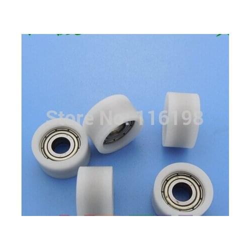 BK0515 Nylon wheel hanging / ball bearing with pulley wheel for doors and windows 5x15.4x8.4MM