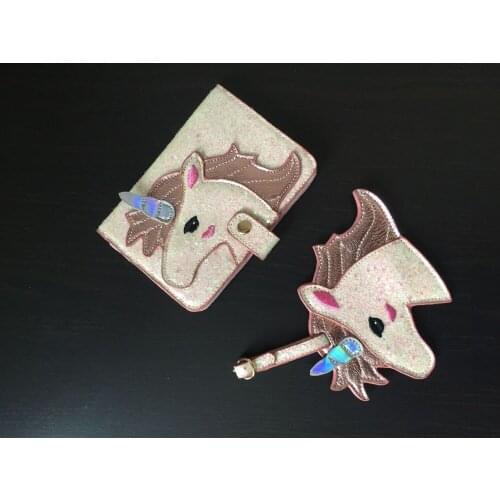 Brand Design Fashion Travel Passport Cover Cute Sequins Unicorn Card Holder Passport Holders