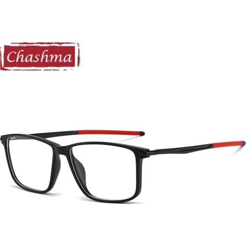 Chashma Men Sport Eyewear TR90 Aluminum Magnesium Light Flexible Prescription Optical Frame Fashion Trend Students Spectacles