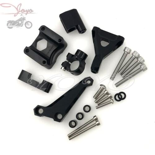 CNC Steering Stabalizer Damper Holder For Kawasaki Z300 Z250 2015-2016