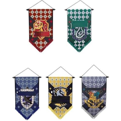 Harried Flag Four Magical Houses hang flags and decorate flags for adult or children Birthday Gift